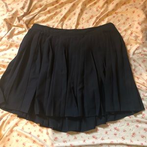 Forever 21+ Navy Pleated Skirt